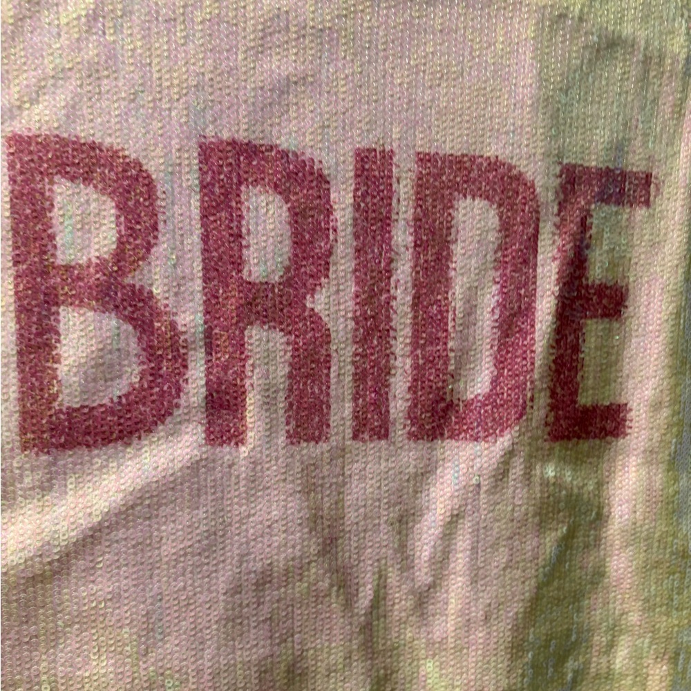 Hayley Paige sequin bride bomber - Picture 3 of 12